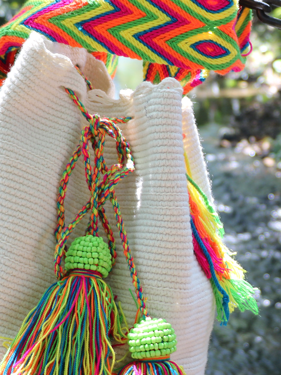 Neon Wayuu Mochila