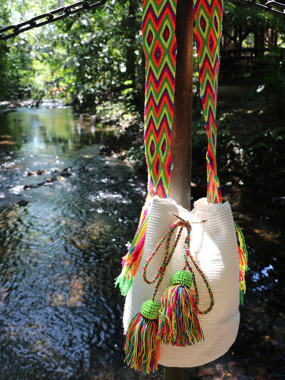 Neon Wayuu Mochila