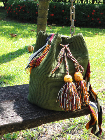 Moss Wayuu Mochila