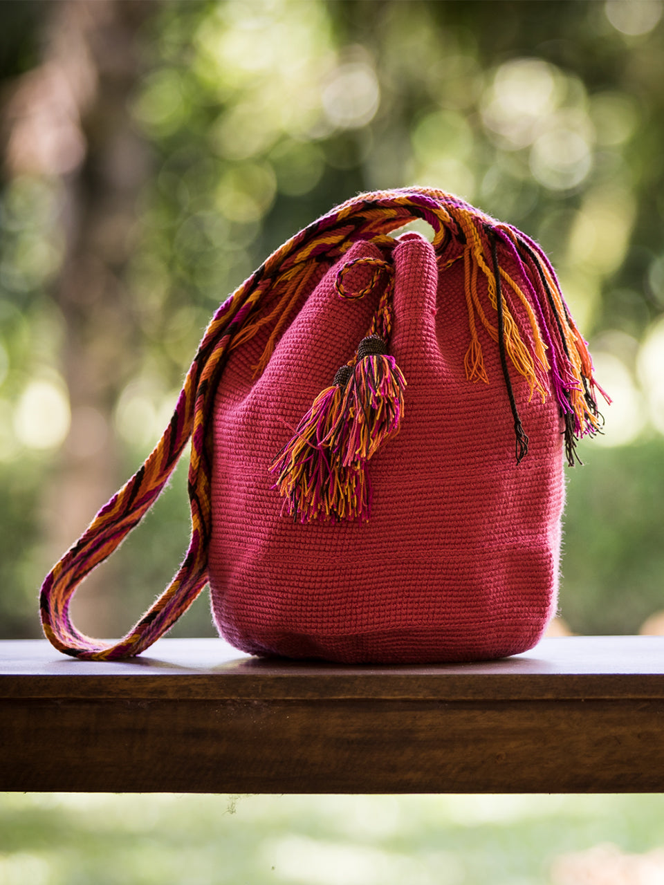Pink Wayuu Mochila