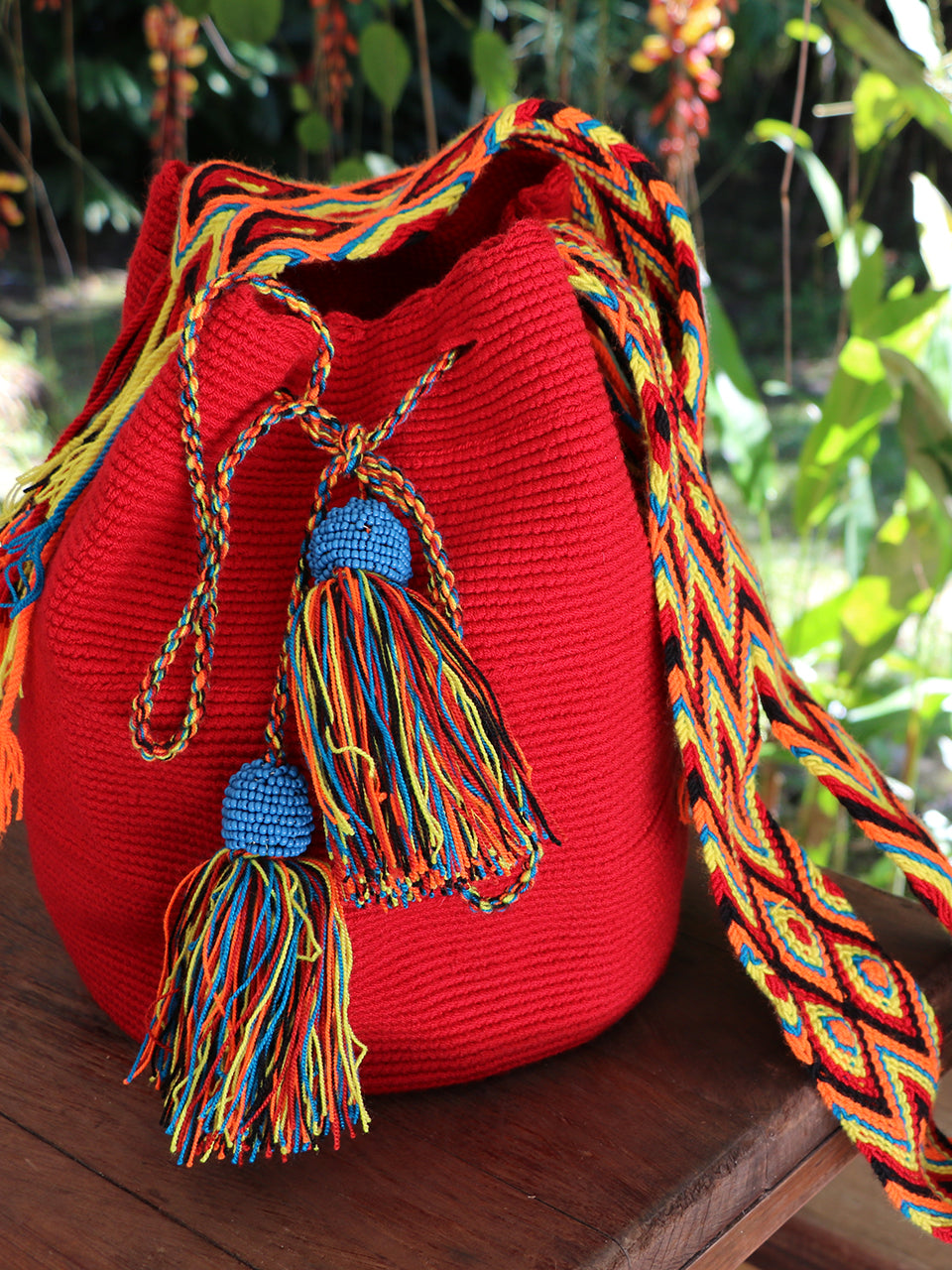 Red Wayuu Mochila