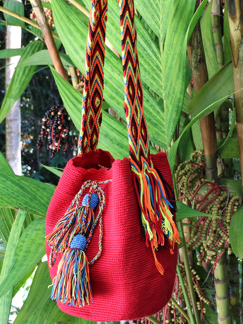 Red Wayuu Mochila